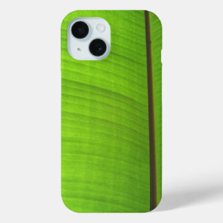 Banana Leaf Close-Up  iPhone 15 Case