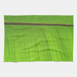 Banana Leaf Close-Up Kitchen Towel