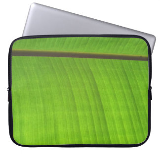 Banana Leaf Close-Up Laptop Sleeve