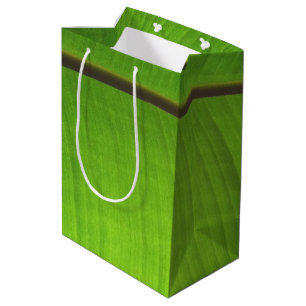 Banana Leaf Close-Up Medium Gift Bag