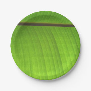 Banana Leaf Close-Up Paper Plate