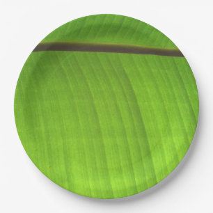 Banana Leaf Close-Up Paper Plate