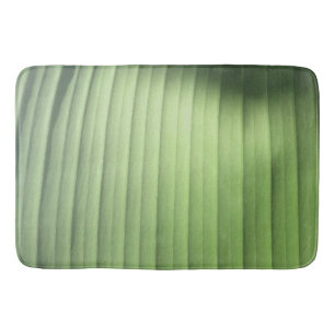 Banana Leaf Closeup Bath Mat