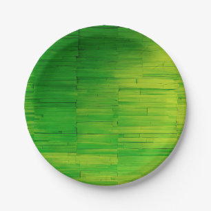 banana leaf design paper plate
