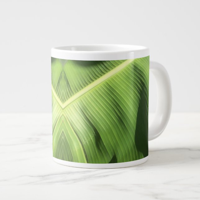 Banana Leaf Large Coffee Mug (Front Right)