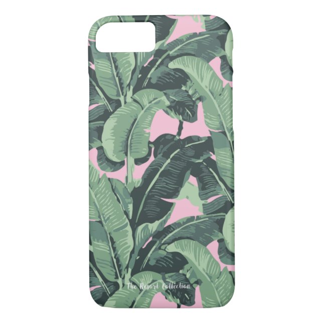 Banana leaf palms iPhone 7 case (Back)