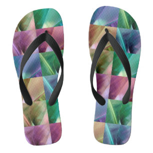 Banana Leaf Quilt Flip Flops