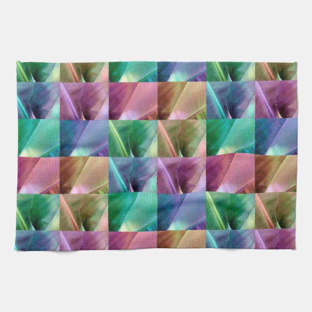 Banana Leaf Quilt Kitchen Towel (Horizontal)