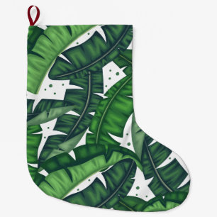 banana leaf ugly christmas xmas stocking