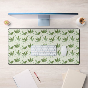 Banana Leaf With Triangles Desk Mat
