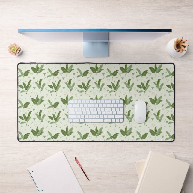 Banana Leaf With Triangles Desk Mat (Office 1)