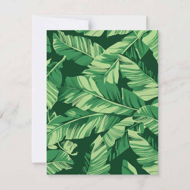 Banana Leaves 2 Card (Front)