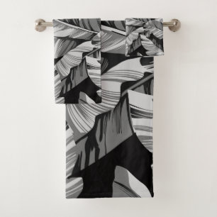 Banana Leaves 3 Bath Towel Set