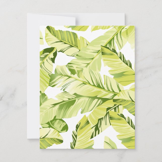 Banana Leaves 4 Card (Front)
