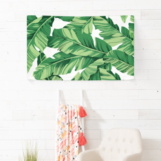 Banana leaves banner (Insitu)