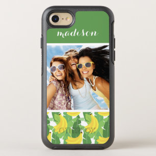 Banana Leaves & Fruit   Add Your Photo & Name OtterBox Symmetry iPhone 8/7 Case