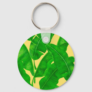 Banana leaves keychain