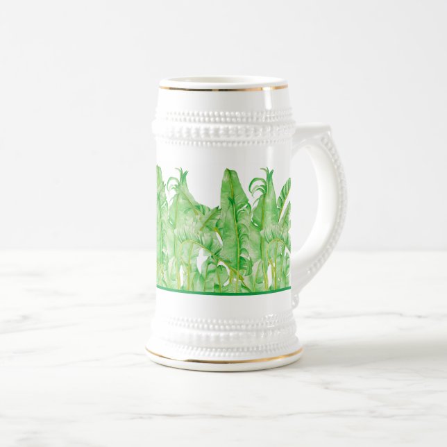 Banana Leaves on a Stein (Front Right)