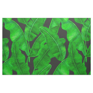 Banana leaves pattern fabric