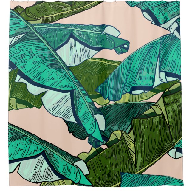 Banana Leaves: Tropical Seamless Pattern. (Front)