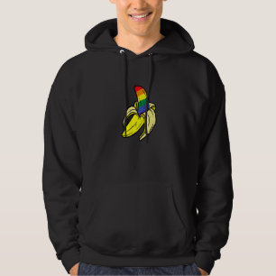Banana LGBTQ Pride Lesbian Gay Trans Hoodie