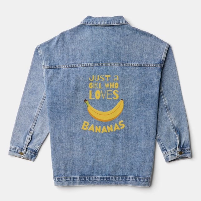 Banana Love Denim Jacket (Back)
