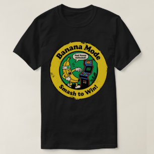 Banana Lover & Gamer "Smash to Win Banana Mode" T-Shirt