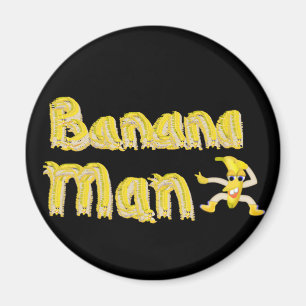 Banana Man button Magnet