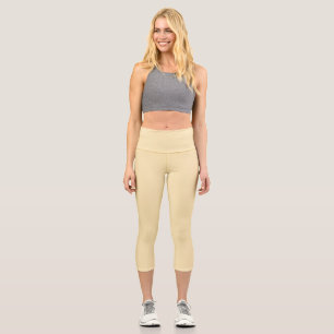 Banana Mania (solid colour)  Capri Leggings