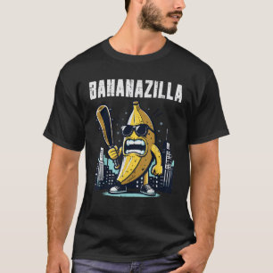 Banana Monster Bananazilla Funny Fruit Meme Men Ki T-Shirt