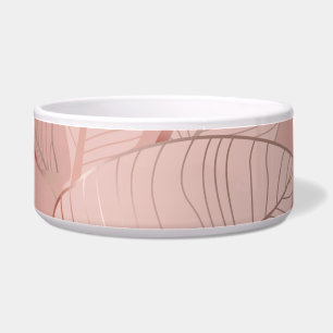 Banana, palm leaves: shiny copper.