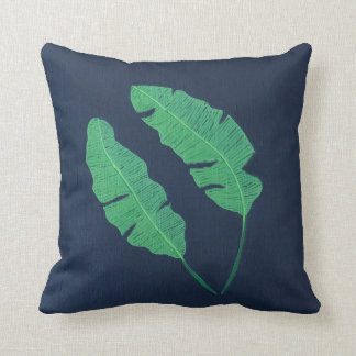 Banana Palms Throw Pillow