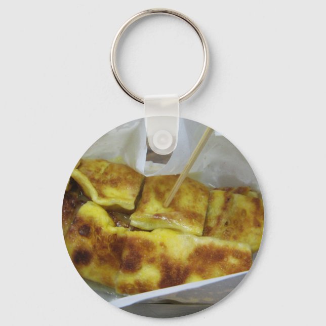 Banana Pancake [Roti Kluai Khai] Thai Street Food Keychain (Front)