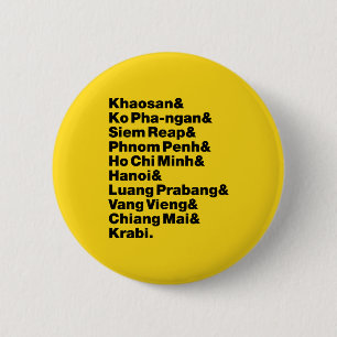 Banana Pancake Trail / Circuit 2 Inch Round Button