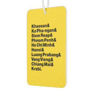 Banana Pancake Trail / Circuit Air Freshener