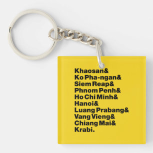 Banana Pancake Trail / Circuit Keychain