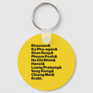 Banana Pancake Trail / Circuit Keychain