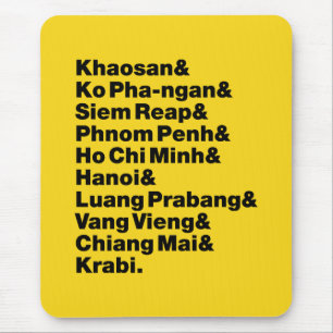 Banana Pancake Trail / Circuit Mouse Pad