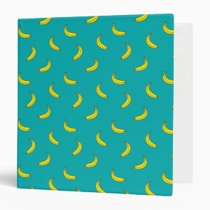 Banana Pattern 3-Ring Binder