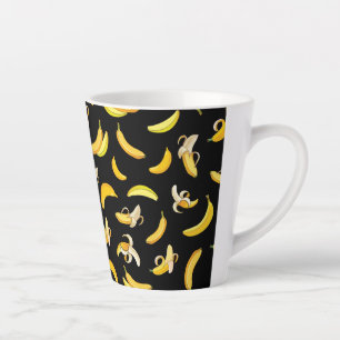 Banana Pattern 5 Latte Mug