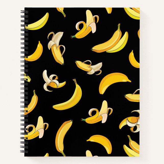 Banana Pattern 5 Notebook (Front)