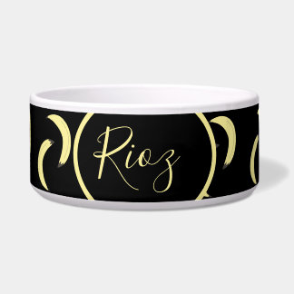 Banana Pattern Black Name  