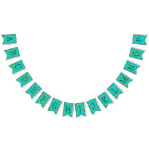 Banana Pattern bunting banner