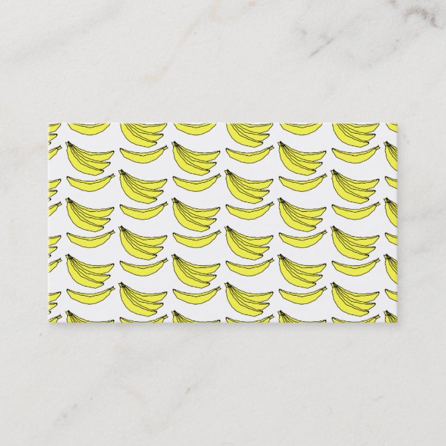 Banana Pattern. Business Card (Front)