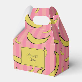 Banana Pattern Favour Box