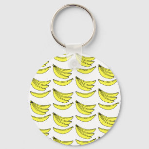 Banana Pattern. Keychain