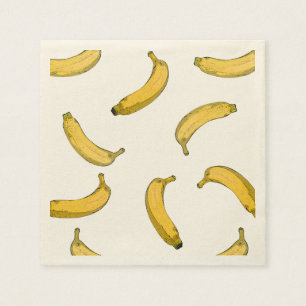 banana pattern napkin