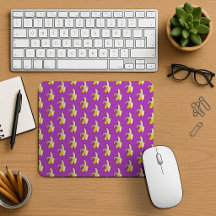 Banana Pattern Pixel Art Yellow Bananas On Purple