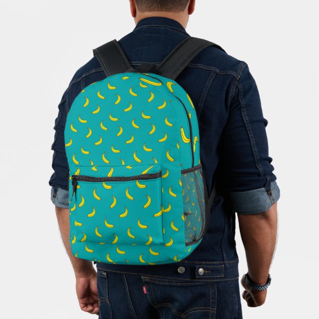 Banana Pattern Printed Backpack (Insitu (Model))
