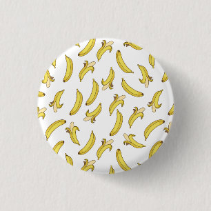 Banana Pattern Printed Button